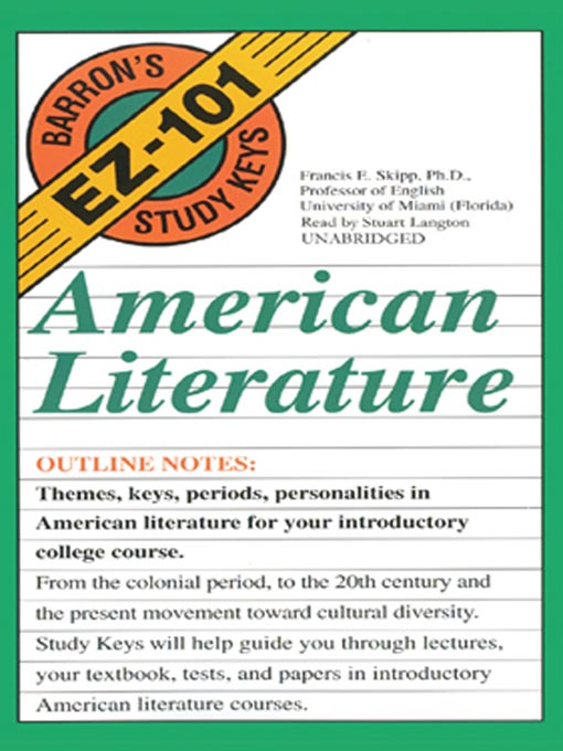 Title details for American Literature by Francis E. Skipp - Available